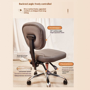 Chaise de Salon Portable en Métal au Design Chinois Moderne, Mobilier de Salon de Beauté, Chaise de Barbier Réglable pour Coiffeur et Technicien en Pédicure - Product Image 5