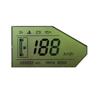 Custom Transflective Transmissive LCD TN Industrial Equipment Segment LCD Display Monochrome Display with Backlight