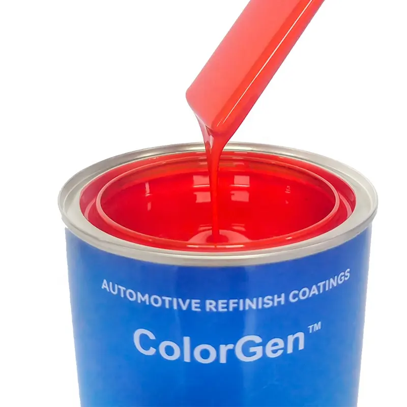 China Company Car Motor Body Paint 2K Gloss Your Trusted Source Fresh Red Mixing Tinting System Auto Car Spraying Paint
