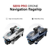 Drone RC pliable S819 Mini Quadcopter Brushless GPS 5G avec caméra 4K et évitement d'obstacles à 360° pour adultes