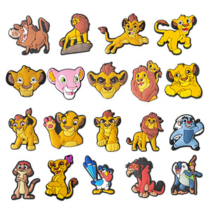 Bán Buôn Phim Hoạt Hình Động Vật Giày Khóa Nhựa Trên Mềm <span class=keywords><strong>Simba</strong></span> Giày Charms Sư Tử Vua Trang Trí Phụ Kiện Cho Dép Đi Trong Nhà - Product Image 3