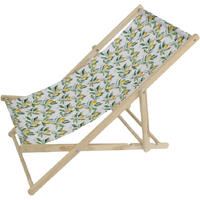 Chaise longue de plage moderne minimaliste en bois massif, pliable et réglable, portable, pour le camping, modèle A2