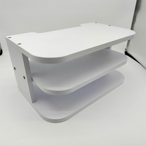 Caja de almacenamiento para enrutador WiFi, estante de almacenamiento de gestión de cables multicapa montado en la pared, estante para enrutador, estantes <span class=keywords><strong>flotantes</strong></span>, estante para decodificador de TV - Product Image 6