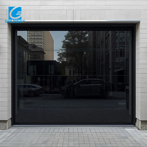<span class=keywords><strong>Porte</strong></span> <span class=keywords><strong>de</strong></span> <span class=keywords><strong>garage</strong></span> sectionnelle double automatique moderne, durable et élégante, avec verre miroir pour villas - Product Image 2