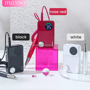 MAXSO Taladro de <span class=keywords><strong>Uñas</strong></span> Eléctrico Profesional Recargable con Motor Sin Núcleo, 35000 RPM, Inalámbrico, Carga USB Tipo-C, Bajo Ruido, <span class=keywords><strong>Lima</strong></span> Eléctrica - Product Image 6