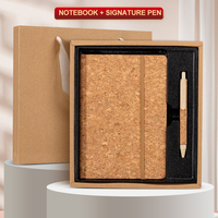 Coffret Cadeau Promotionnel Personnalisé Écologique en Paille de Blé : Mug de Bureau, Stylo Bille, Clé USB et Carnet