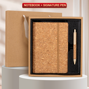 Coffret Cadeau Promotionnel Personnalisé Écologique en Paille de Blé : Mug de Bureau, Stylo Bille, Clé USB et Carnet - Product Image 6