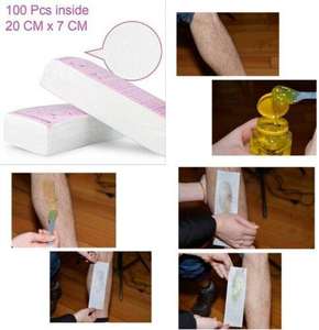 Logo personalizzato <span class=keywords><strong>strisce</strong></span> di cera monouso per la depilazione del corpo non tessuto di carta oleata depilatoria - Product Image 6