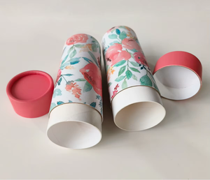 Lápiz labial biodegradable 100% personalizado embalaje ecológico cosméticos vacíos cartón Kraft bálsamo labial tubo de papel para desodorante - Product Image 1