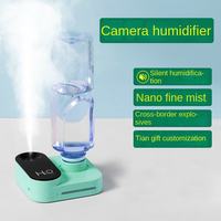 Humidificateur ultrasonique portable YINHI alimenté par USB avec arrêt automatique, veilleuse, sac de rangement, silencieux, humidité réglable, diffuseur d'arômes