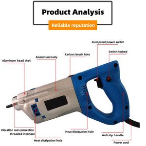 <span class=keywords><strong>Vibrator</strong></span> Beton Elektrik Profesional Portabel 1800W dengan Mesin 220V <span class=keywords><strong>Vibrator</strong></span> Tangan Internal - Product Image 3