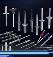 Rivets Tri-Grip 5/32 3/16 pour Kayak, Canoë, Bateau – Rivets à Encliquetage Longs en Aluminium à Grande Tête à Volants – Rivets à Encliquetage Tri-Fold