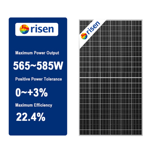 Tăng siêu-ion bifacial mô-đun 565-585W nửa tế bào n-loại hjt quang điện năng lượng mặt trời bảng điều khiển 565 570 575 585 Watt hiệu suất điện - Product Image 2