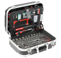Ensemble d'outils de 153 pièces tout acier CR-V-Quatre couches juegos de herramientas manuales caja