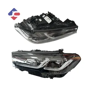 Lighting system Upgrades double L day running lights headlamp plug and play For BMW 5 Series G30 G38 530 525 LED Headlight 2022