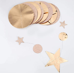 Guirnaldas <span class=keywords><strong>de</strong></span> Papel Metálico con Puntos y Estrellas, Serpentinas Decorativas <span class=keywords><strong>para</strong></span> Eid/Ramadán Mubarak, Año Nuevo, <span class=keywords><strong>Cumpleaños</strong></span>, Navidad, Artículos <span class=keywords><strong>para</strong></span> Fiestas - Product Image 5