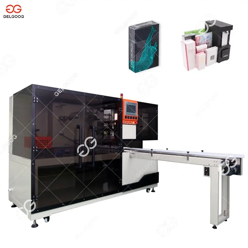 Playing Cards Automatic Condom Box 3D Tea Box Cellophane Packing Machine For Box