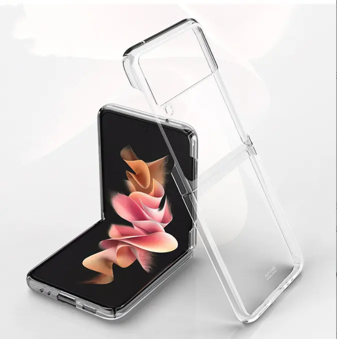 2023suitable factory wholesale Popular For Samsung Galaxy Z Flip 3 generation anti-fall 2-in-1 transparent folding mobile phone