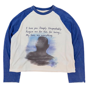 เสื้อยืดแขนยาวแบบแร็กแลน พิมพ์ลายกราฟิก สตรีทแวร์ ผู้ผลิต OEM ขายส่ง ผ้าคอตตอนหนานุ่ม ยูนิเซ็กส์ รุ่น TKAN6621 - Product Image 1