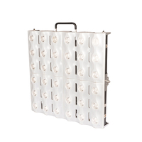 36 LEDs blanc chaud + lumière matricielle RGB led rétro-éclairage de scène avec faisceau lumineux de scène activé par le son dmx