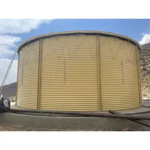Réservoir de stockage d'eau modulaire en acier ondulé Réservoirs de collecte d'eau de pluie de 10000 litres