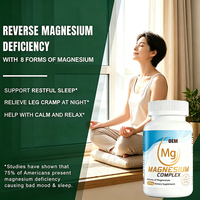 Offre Spéciale : Capsules de Magnésium Complexe avec Calcium, Zinc et Vitamine D pour la Mémoire et le Sommeil des Adultes