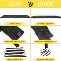 Support de toit souple de haute qualité, 4 pièces, pour Snowboard, planche de surf,
