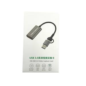 Carte de <span class=keywords><strong>capture</strong></span> vidéo USB C 2 en 1 avec entrée HDMI pour jeux et caméra - Product Image 1