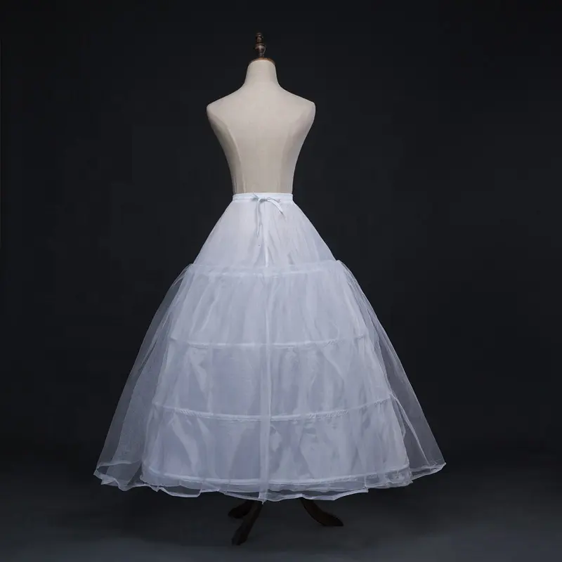 Подъюбник для невесты, нижняя одежда из Сучжоу, длинная Нижняя юбка с 4 кольцами, белая подъюбник для свадебного платья