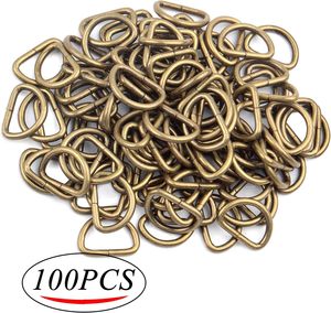 Bronagrand Pieces Inch Metal Bronze D Ring Buckles D Ring Loop For Handbag <b>Purse</b> Clothes DIY Accessories - Product Image 2