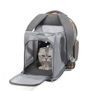 Chariot de transport <span class=keywords><strong>pour</strong></span> animaux de compagnie YBToopet <span class=keywords><strong>pour</strong></span> chats, toutes saisons, transparent, double épaulette, portable, à roulettes, grande capacité, <span class=keywords><strong>pour</strong></span> l'extérieur - Product Image 5