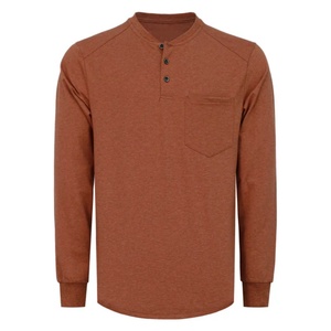 Chemises de travail ignifuges de couleur unie 6OZ, résistantes aux flammes, catégorie 2, pour soudeurs, en gros - Product Image 1