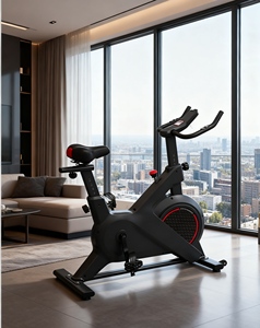 Vélo de spinning professionnel Tronzen magnétique en acier, design silencieux, écran LCD, volant d'inertie 6-13 kg, charge maximale 100 kg, revêtement en <span class=keywords><strong>laine</strong></span> - Product Image 3