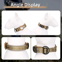 Collier pour chien avec étui AirTag intégré, réfléchissant, rembourré, en néoprène souple, anti-perte, réglable, pour chiens de taille moyenne et grande