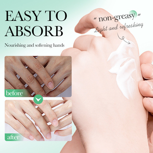 Crème pour les mains hydratante et éclaircissante SADOER avec thé vert et huile de Centella, formule anti-gerçures et éclaircissante pour les mains sèches - Product Image 3