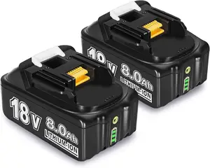 Pabrik grosir KC CE bersertifikat 18v 5.5Ah 6.0Ah 8.0Ah Lithium ion paket baterai untuk makitas alat listrik Combo Kit Cordless bor