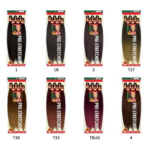 Tổng hợp 3X 4X 6x biểu hiện <span class=keywords><strong>EZ</strong></span> Braid pre-kéo dài bện tóc sợi ngang cho phụ nữ afro braids & Crochet phần mở rộng tóc - Product Image 3