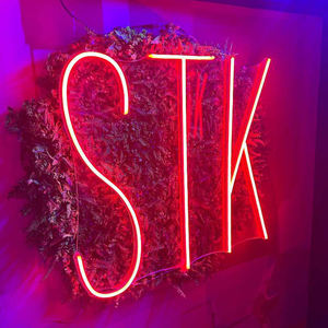 Enseigne néon LED en gros avec logo « DONT OVER THINK SHIT » – Mon endroit heureux – Idéale <span class=keywords><strong>pour</strong></span> mariage, dropshipping, fête et décoration intérieure - Product Image 5