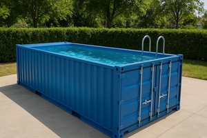 <span class=keywords><strong>Piscine</strong></span> de luxe préfabriquée en conteneur de 40 pieds, <span class=keywords><strong>piscine</strong></span> modulaire portable d'extérieur sans fenêtre ni <span class=keywords><strong>escalier</strong></span> - Product Image 3