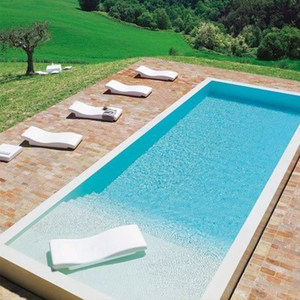 Custom Large Size Zero-entry Swimming <strong>Pool</strong> Outdoor Family Big Underground Summer Ready Prefab Fiberglass <strong>Pool</strong> <strong>for</strong> <strong>Garden</strong> - Product Image 5