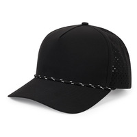 Gorra Deportiva de 5 Paneles con Logotipo Personalizado al por Mayor, 100% Poliéster, Secado Rápido, Gorra Ligera con Visera para Marcas, Venta al por Mayor