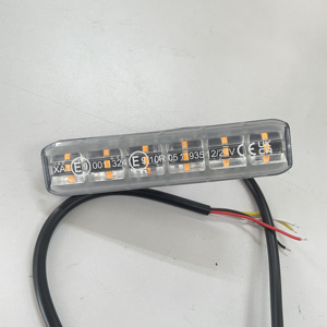 Đèn báo hiệu LED Amber 2025 dễ lắp đặt, đèn cảnh báo xe linh hoạt, phụ kiện chiếu sáng ngoại thất ô tô R10 R65 - Product Image 1