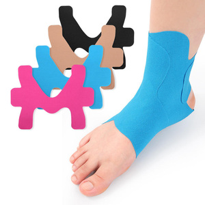 <span class=keywords><strong>Cinta</strong></span> Deportiva <span class=keywords><strong>de</strong></span> Kinesiología Elástica <span class=keywords><strong>de</strong></span> Algodón Precortada, Impermeable y Transpirable, con Logotipo Personalizado, Soporte Muscular para Protección <span class=keywords><strong>de</strong></span> Rodilla y Tobillo - Product Image 2