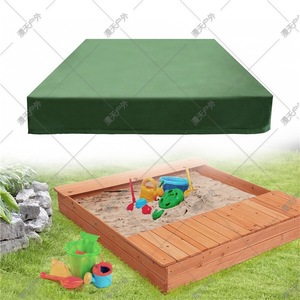 Couverture de bac à sable verte carrée, imperméable, pare-soleil pour jardin, terrasse, aire de jeux extérieure, housse de protection pour bac à sable pour enfants - Product Image 1