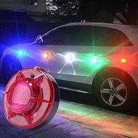 Magnetische 6V rote LED-Blitzlicht Sicherheits warnung Blinkende Leuchtfeuer Fahrzeuge Gabelstapler LKW Golf autos Andere Verkehrs zeichen