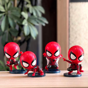 Figura <span class=keywords><strong>de</strong></span> Spider-Man Versión Q, Material ABS, Decoración para Pastel <span class=keywords><strong>de</strong></span> Cumpleaños y Mesa <span class=keywords><strong>de</strong></span> Postres, Figura <span class=keywords><strong>de</strong></span> Anime <span class=keywords><strong>de</strong></span> Dibujos Animados, Juguete Infantil para Niños <span class=keywords><strong>de</strong></span> 0 a 24 Meses - Product Image 4