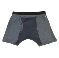 4 Farben Herren Inkontinenz hose für ältere Menschen Kurz Super Absorbent 500CC Boxer XL Wasch bare Unterwäsche aus reiner Baumwolle Anti-Leckage-Windel