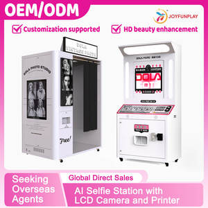 Cabina de Fotos Instantánea JFP, Operada con Monedas, Cabina de Fotos Selfie, Máquina Expendedora para Eventos, Compatible con Cámara - Product Image 2