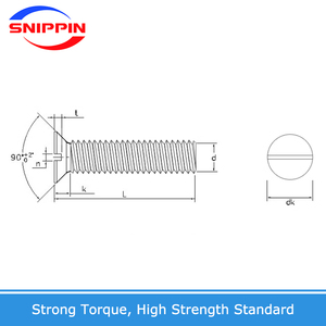 Lotto Din963 <span class=keywords><strong>vite</strong></span> con <span class=keywords><strong>testa</strong></span> <span class=keywords><strong>svasata</strong></span> m1. 6 M2 M2.5 M3 M4 M5 M6 M8 M10 - Product Image 6