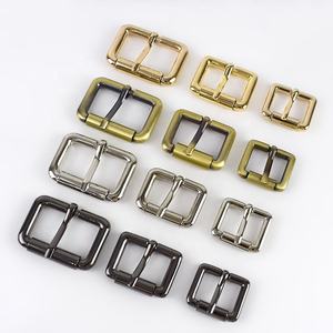 Meetee-hebillas de cinturón ajustables de aleación, accesorios de hebilla de rodillo cuadrado, bolsos, gancho, 20/25/32mm, BD307 - Product Image 2